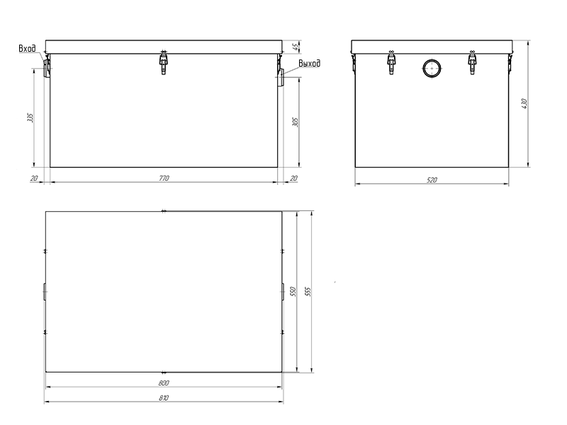 Жироуловитель под мойку Alta M-In 1.5-100