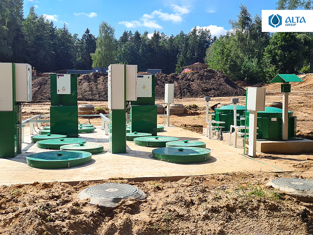 Хозяйственно-бытовой сток - 60 м3 в сутки - многофункциональный комплекс в Юхновке