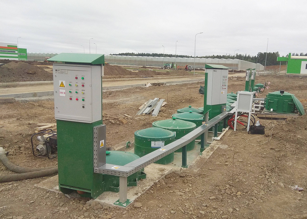 КНС для хозяйственно-бытовых стоков, Пермский край, "Тепличные технологии" 